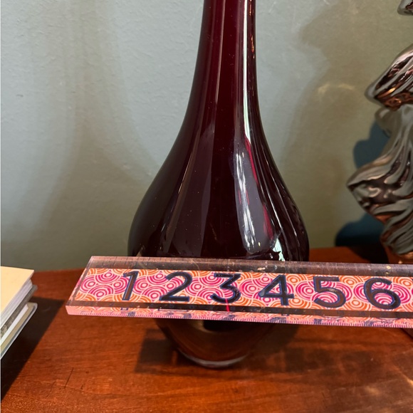 Large IKEA Modernist Red Salong Vases Hand Blown Glass Johanna - Picture 3 of 6